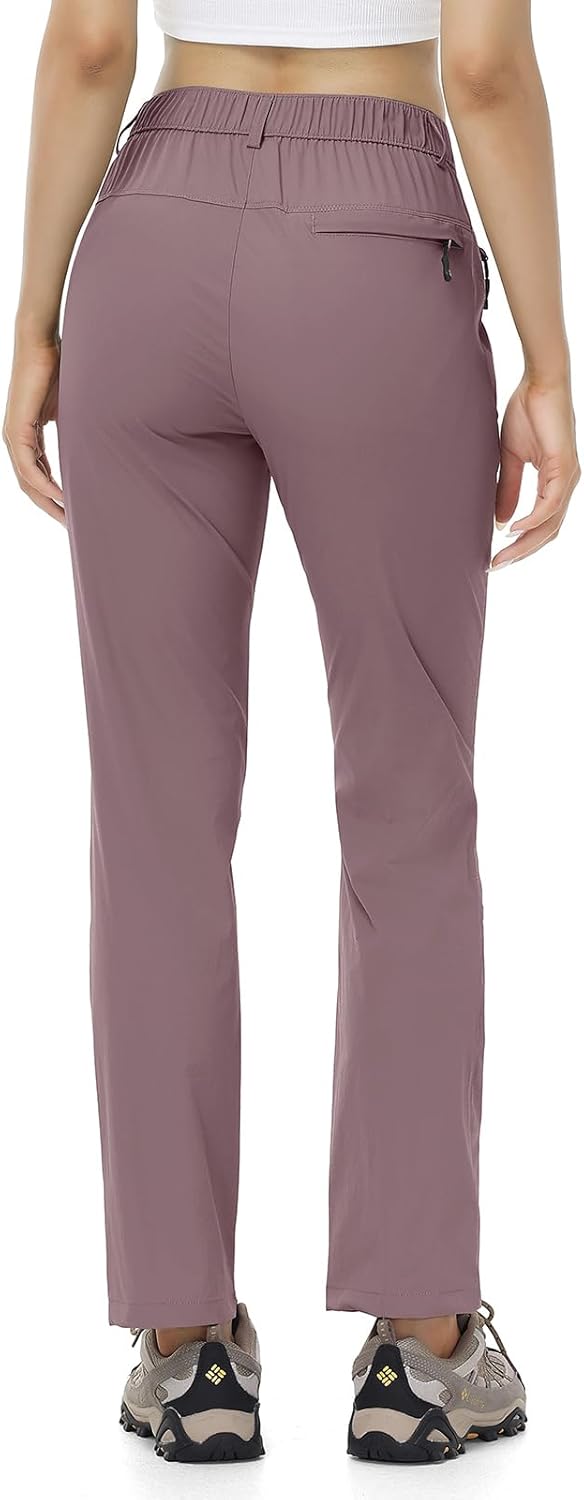 donhobo Damen Outdoor Wanderhose Quick Dry Campinghose Ultraleichter Verschleissfester UV-Schutz Atm