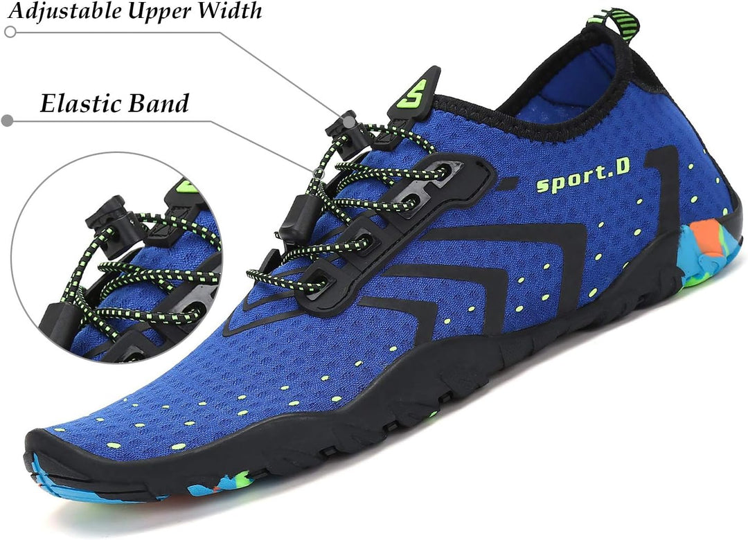 SAGUARO Badeschuhe für Herren Damen - 7/9 Drainagelöcher Schnelltrocknende rutschfest, Gr 35-48 40 E