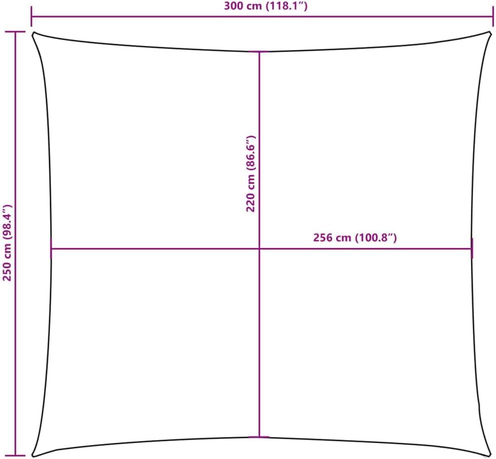 vidaXL Sonnensegel Wasserfest Sonnenschutz Windschutz Sonnendach UV Schutz Garten Terrasse Balkon Ox