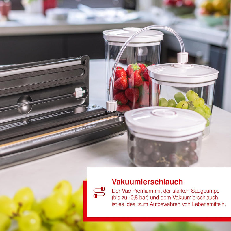 Solis Vakuumiergerät Vac Premium 574 - Einschweissgerät für Lebensmittel - Vakuumierer/Folienschweis