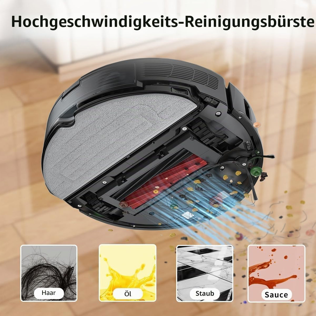 2 Stück Hauptbürste Zubehör für Roborock S8 / S8+ / S8 Pro Ultra / Q5 Pro / Q5 Pro+ / Q8 Max / Q8 Ma