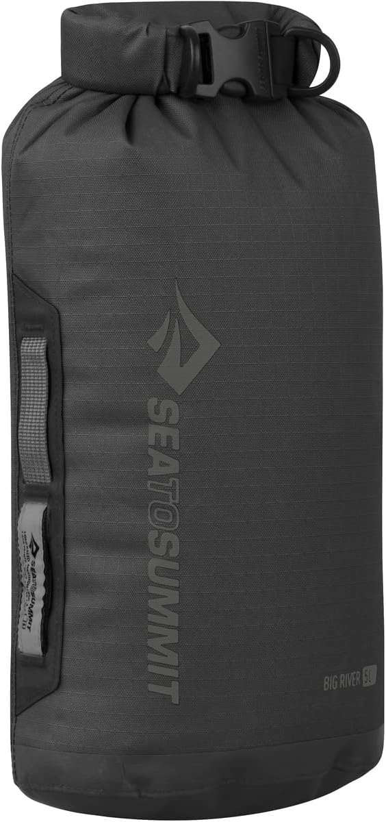 Sea to Summit Big River Dry wasserdichte Tasche Schwarz 5L, Schwarz 5L