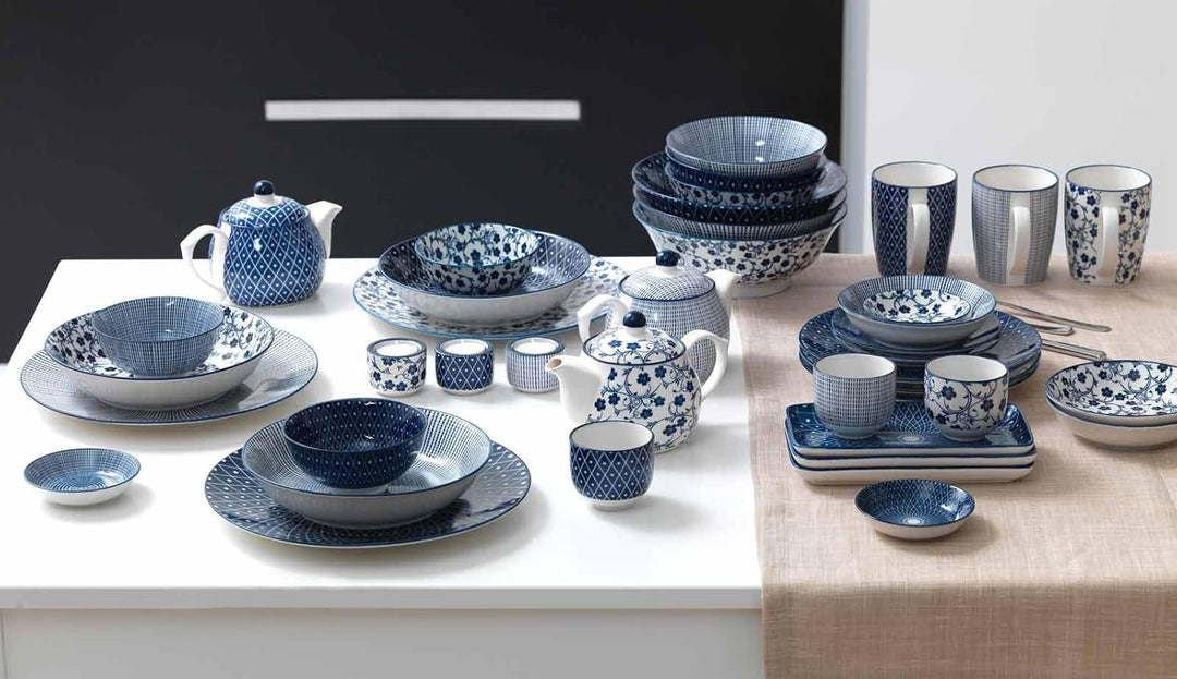 Ritzenhoff &amp; Breker Suppenteller-Set Royal Makoto 6-teilig, Ø 20.5 cm, Tiefe Essteller aus Porzellan
