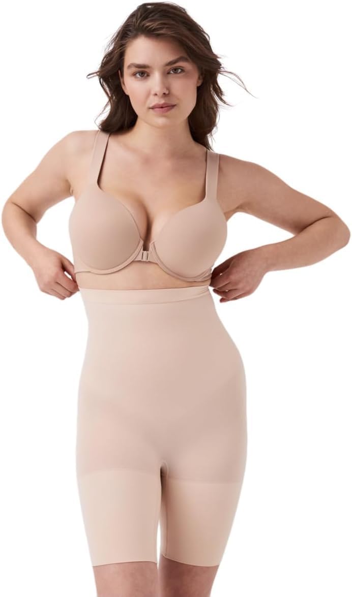 Spanx Damen Higher Power Short Waist Shapewear S Double-Pack: Waist Shapewear Soft Nude/Soft Nude, S