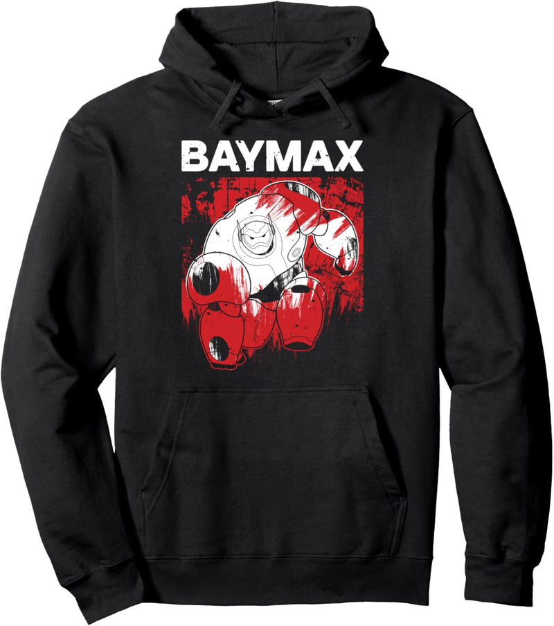 Disney Big Hero 6 Baymax Distressed Portrait Pullover Hoodie