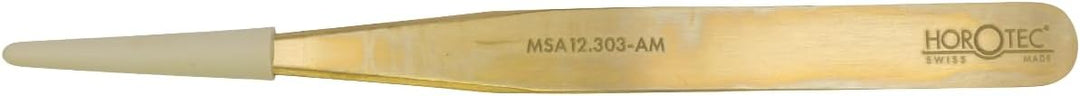 KD89 Horotec MSA12.303 Präzisions-Pinzette für Uhrmacherkunst aus Messing, hervorragende Verarbeitun