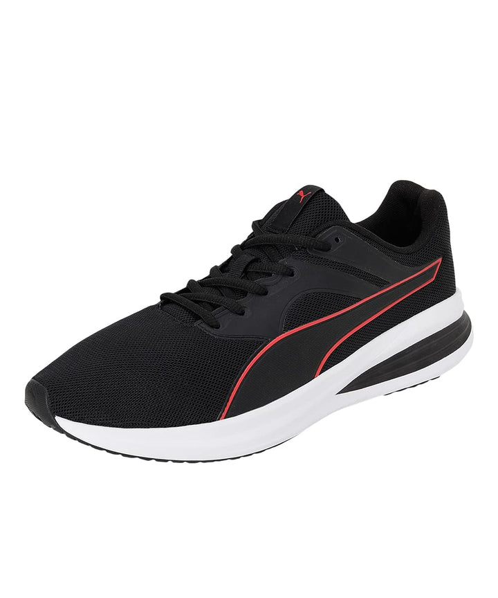 PUMA Unisex Transport Laufschuh 45 EU Puma Black High Risk Red, 45 EU Puma Black High Risk Red
