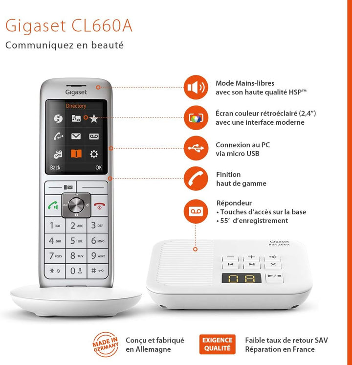 Gigaset CL660A Solo Schnurlostelefon