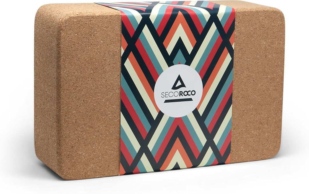 Yogablock aus natürlichem Kork - rutschfest und optimaler Grip – Naturkork, biologisch abbaubar und
