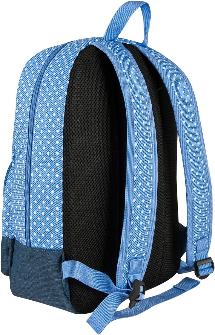 Rucksack Modetasche City Fashion PEPPERS DOTS 26382 Blau, Blau