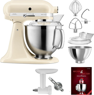 KitchenAid Küchenmaschine Artisan - P26 Starter Set 185er (FleischwKS) - 5KSM185PSEAC inkl. Fleischw