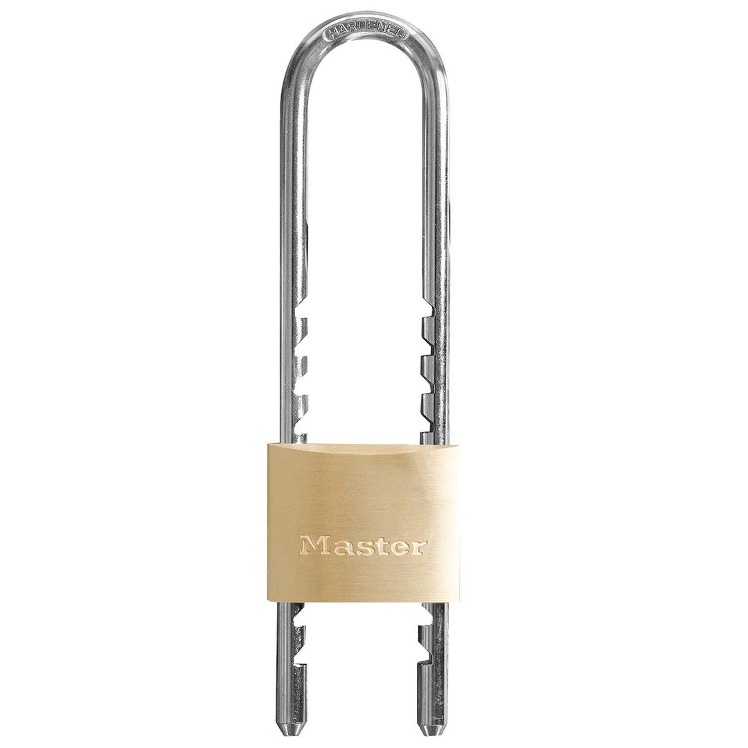 Master Lock - 1950EURD - Messing Vorhängeschloss 50mm mit herausnehmbarem Bügel, Standard, Normal Bü