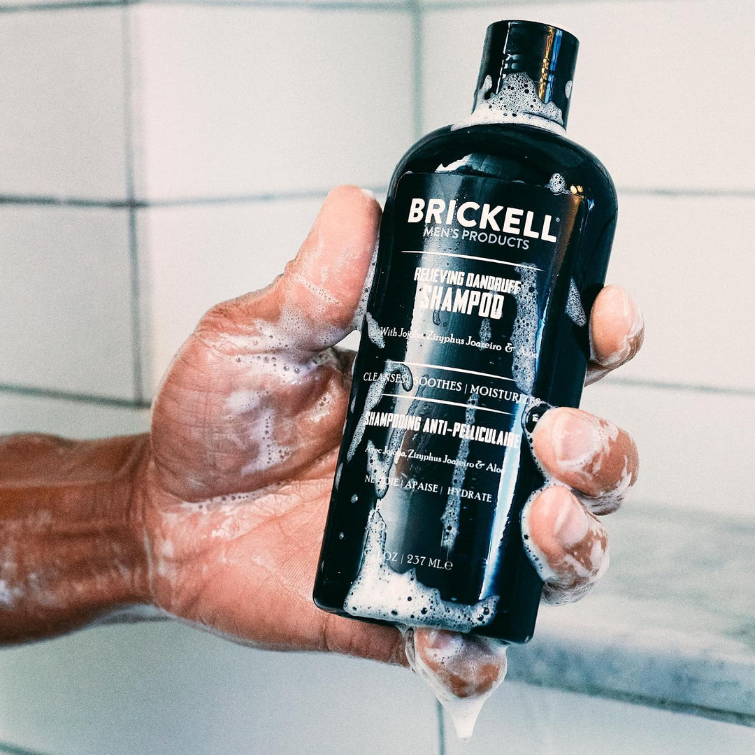 Brickell Herren-Schuppen-Shampoo für Männer, natürlich und biologisch, beruhigt und beseitigt Schupp