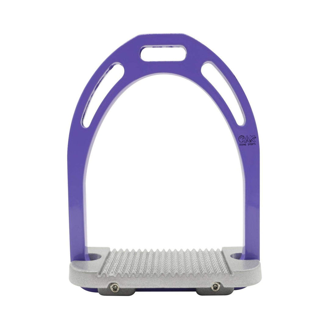 AK Aluminium-Steigbügel mit beschichteten Farben (11,9 cm, Violett/Silber) 4.75 INCHES violett / sil
