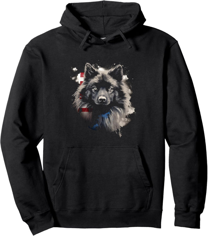 Keeshond-Fan-Besitzergeschenk Pullover Hoodie