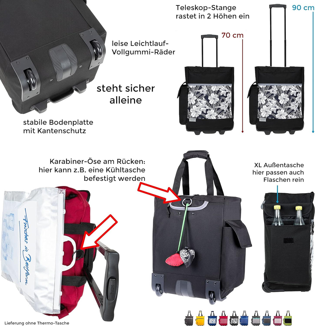 Alessandro Einkaufsroller Einkaufsroller Shoppingtrolley Einkaufstrolley (12894 TT