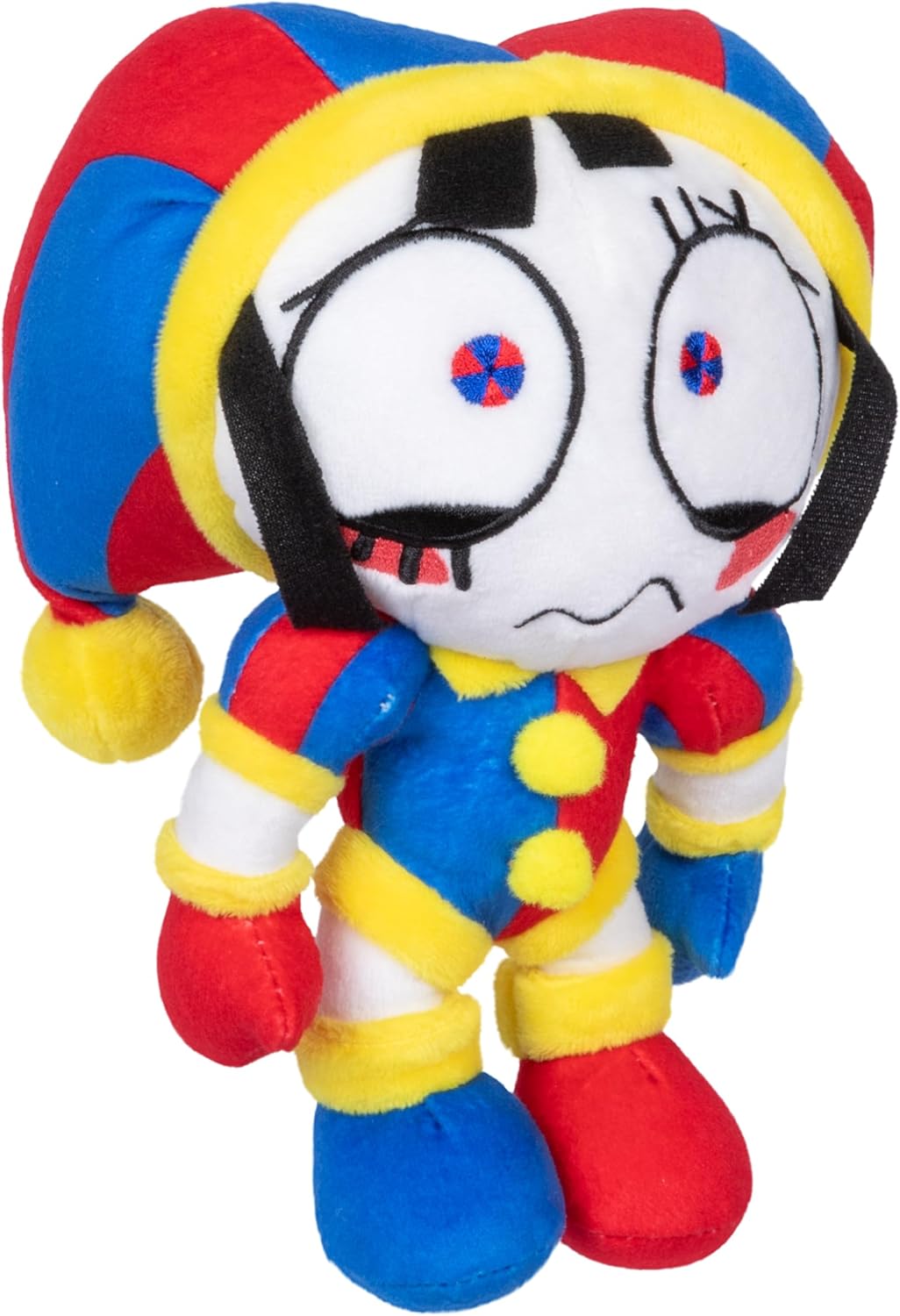 Amazing Digital Circus Deluxe Pomni Plüschfigur, 20,3 cm grosse Figur aus hochwertigen Materialien u