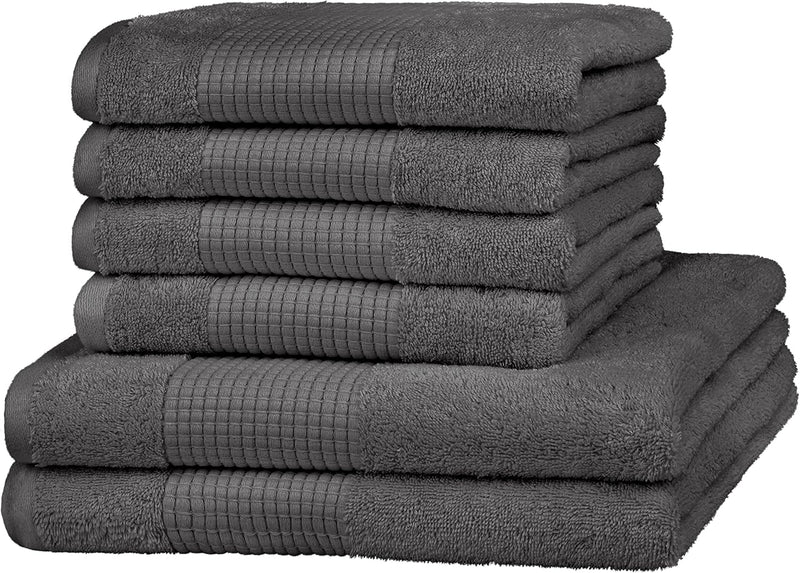 Merana Rome Handtuch Set | saugstark, weich und fusselfrei | Frottier Luxus Qualität | 100% Baumwoll