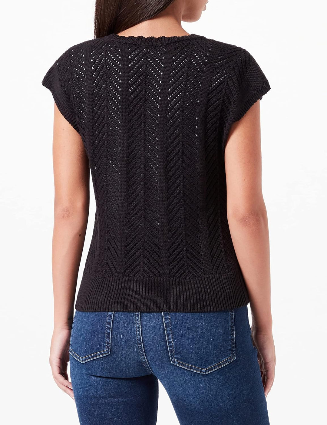 GARCIA Damen Pullover S Schwarz, S Schwarz