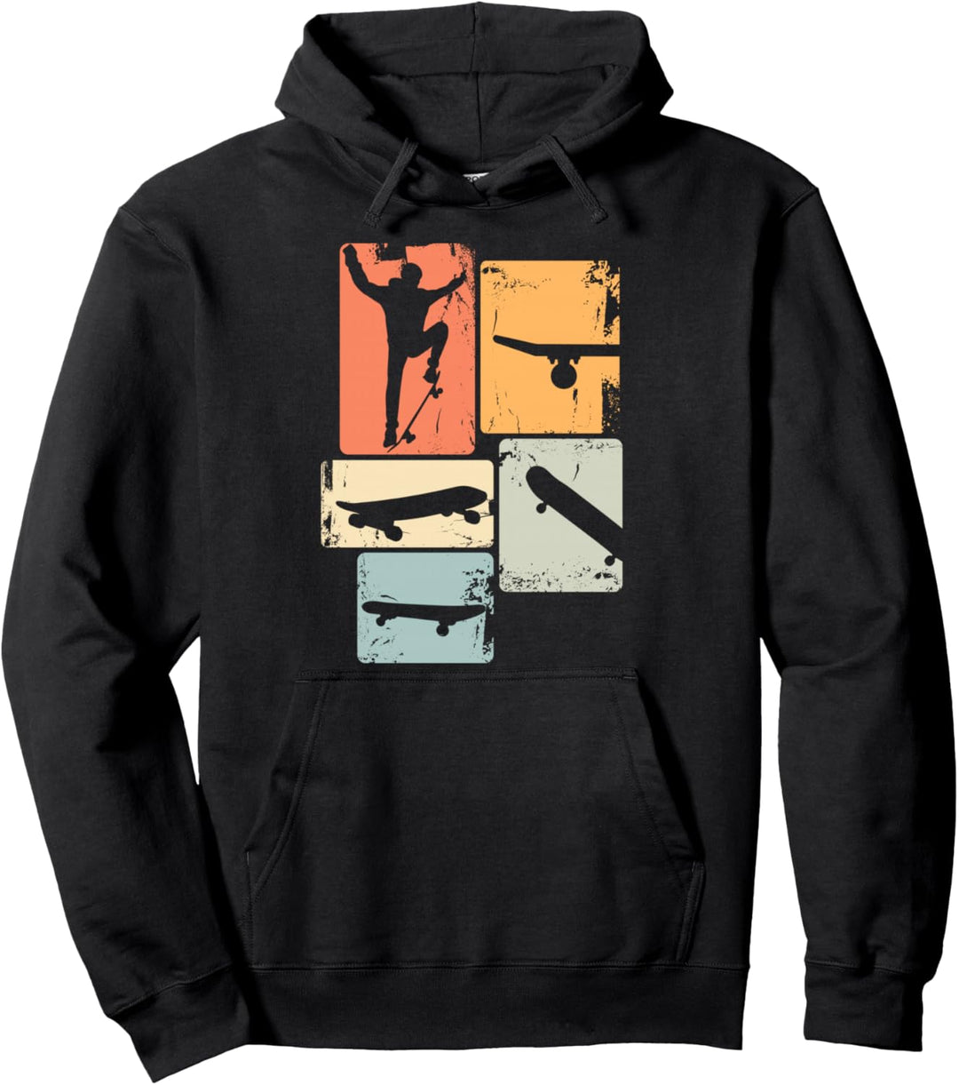 Skater Skateboard Stunt Skater Jungen & Kinder Pullover Hoodie