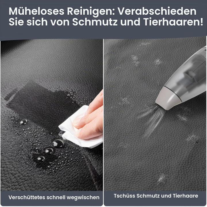 Rücksitzverlängerung für Hunde mit PU-Leder, abnehmbarer harter Boden, Autositzbezug für Hunde, hält
