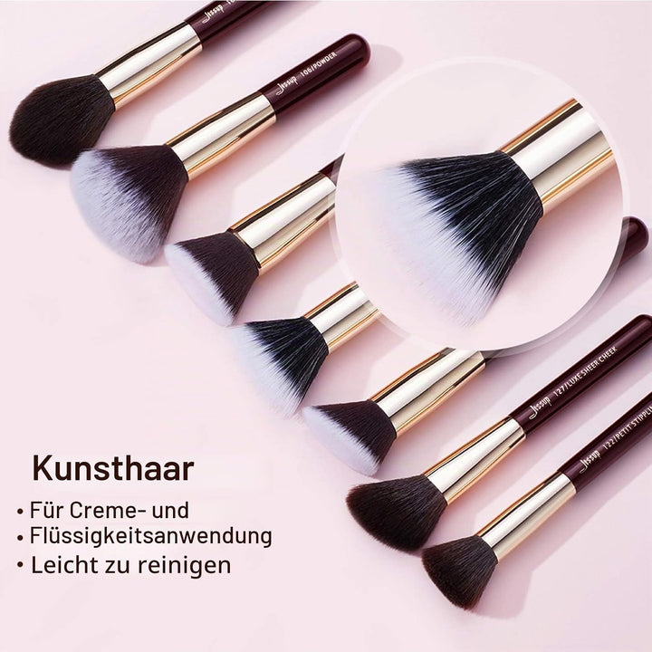 Jessup Pinselset Makeup Make Up Pinsel Set Kosmetikpinsel Schminkpinsel Augenpinsel Gesichtpinsel Pu
