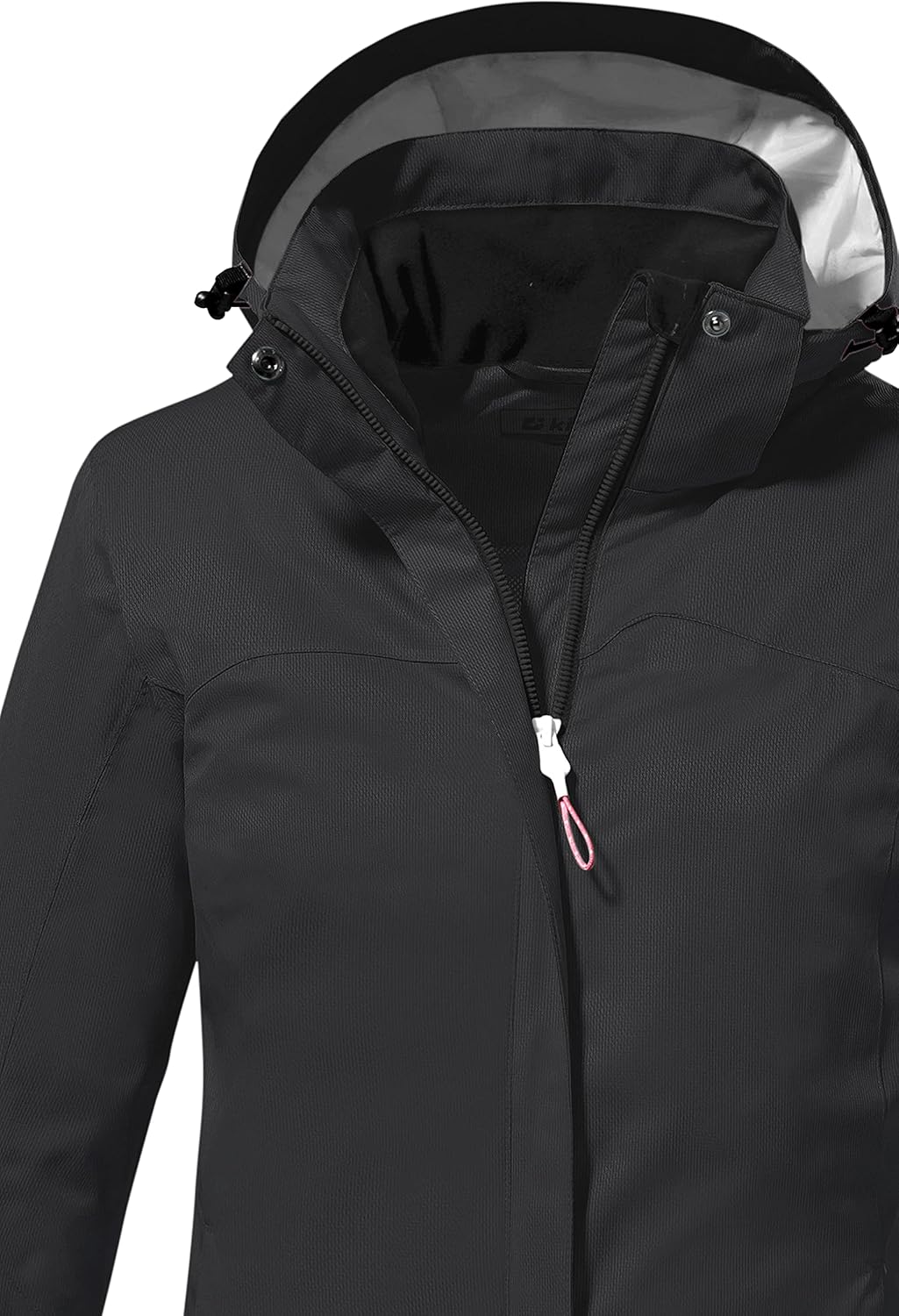Killtec Damen Kos 133 Wmn Jckt Funktionsjacke/Outdoorjacke mit abzippbarer Kapuze 36 Schwarz, 36 Sch