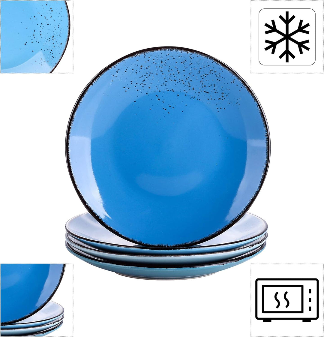 vancasso Kuchenteller, 4 teilig Navia Desserteller für Frühstück, Vintage Aussehen 4 Stück (1er Pack