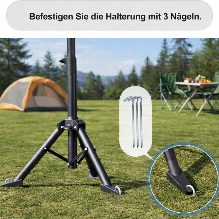 Starlink Gen 3 Stativhalterung, tragbarer Starlink Gen 3 Startivständer mit Rohradapter Gen3-Tripod,