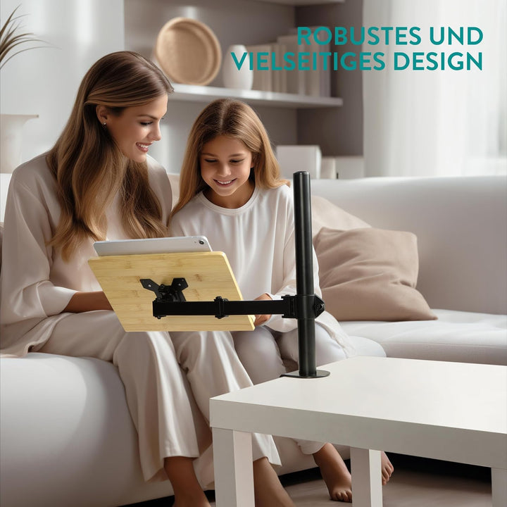 Book stand with clamp Bambus, Bambus