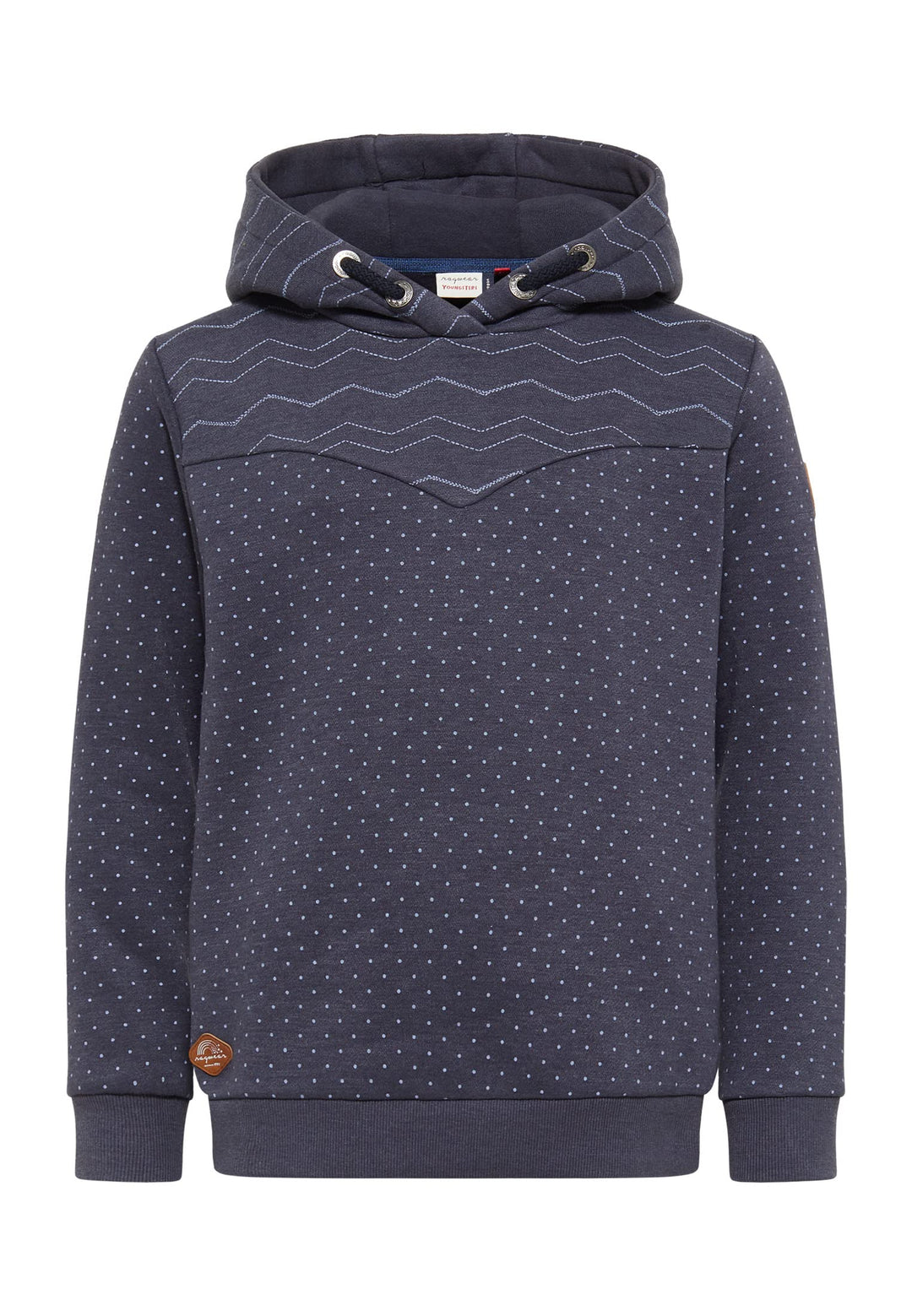 Ragwear Kristla Sweat Mädchen Sweatshirt mt Kapuze Kapuzenpullover Sweater Pullover aus weicher Baum