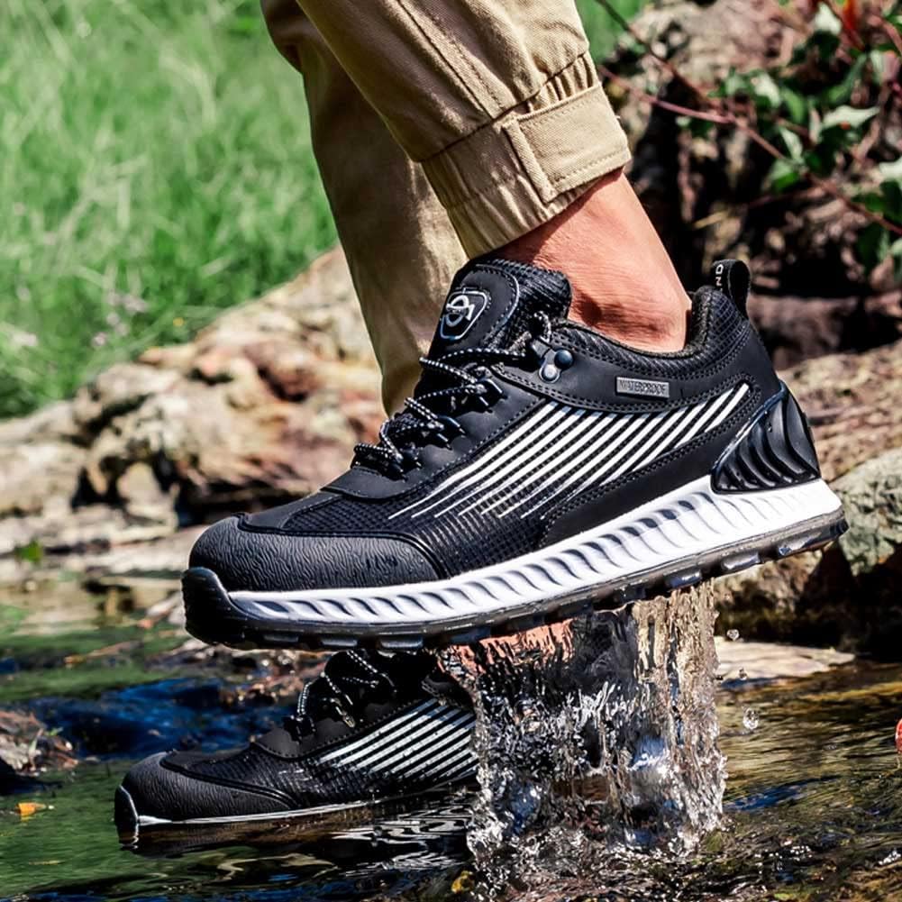 Herren Damen Wanderschuhe Wasserdicht Outdoor Anti-Rutsch Wanderstiefel Sportlich Bequem Leicht Outd