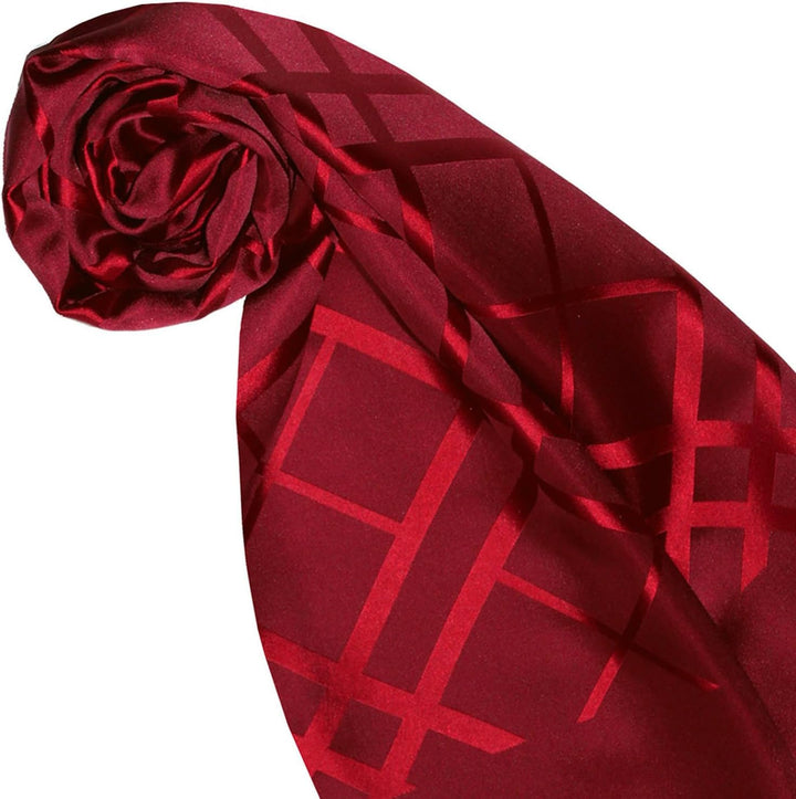 Lorenzo Cana Herren Schal aus 100% Seide aufwändig jacquard gewebter Damast Seidenschal Seidentuch T