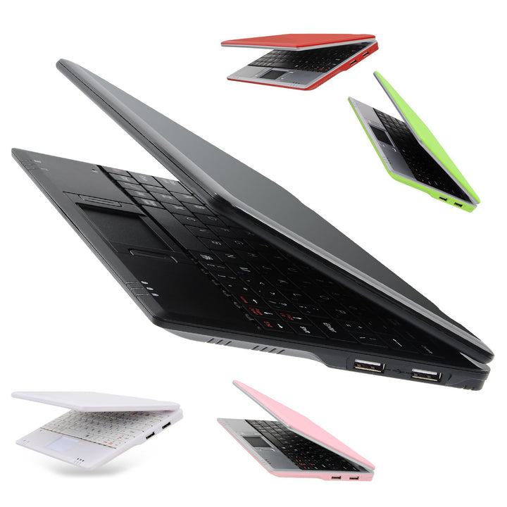 Bigmachine 7 Zoll tragbarer Mini-Computer Laptop PC Netbook für Kinder Android 12 Quad Core 32 GB Wi