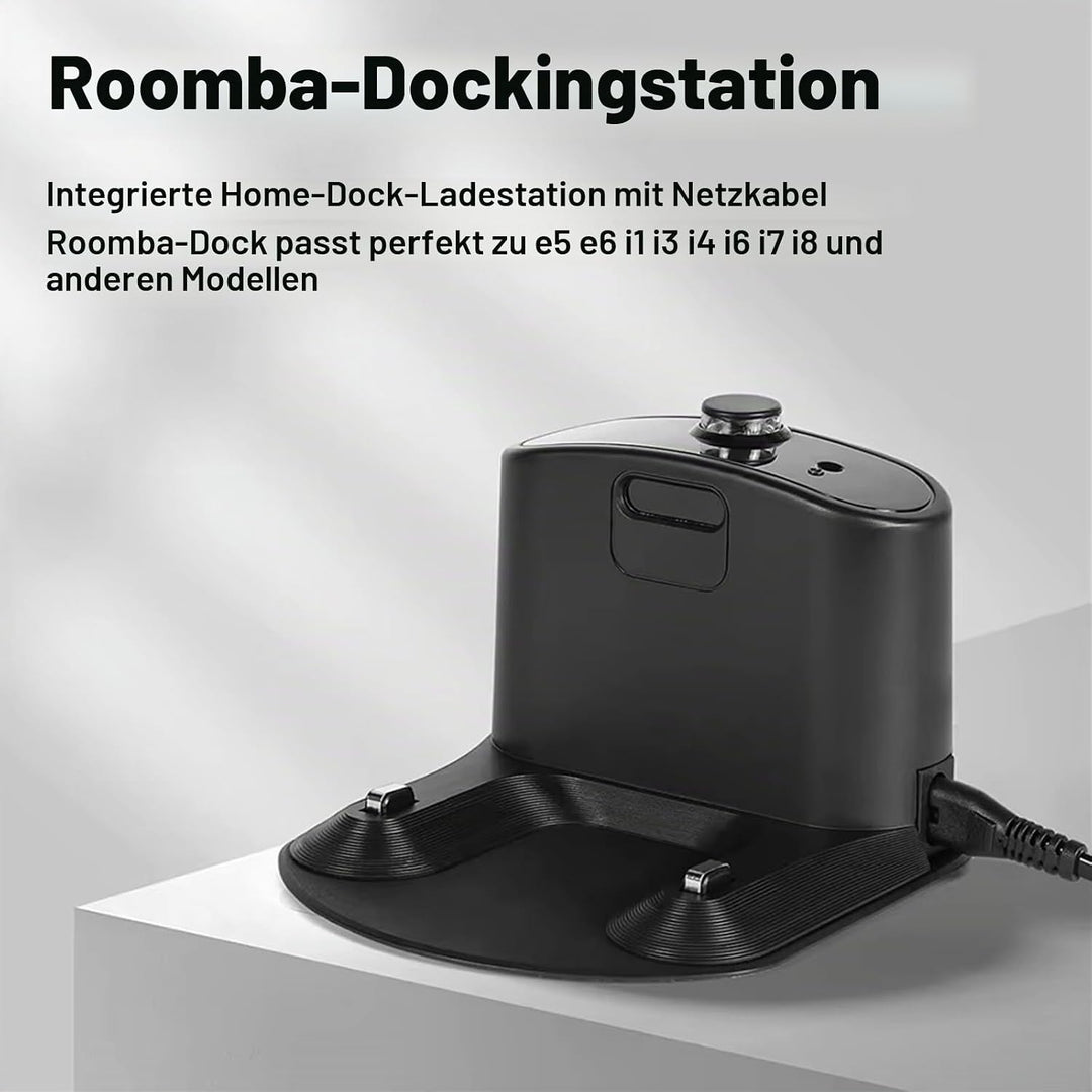Dock-Ladestation für Roomba, Ersatz-Roomba-Dockingstation, kompatibel mit Staubsaugern der Serien iR