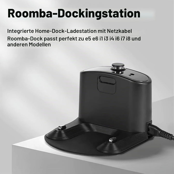 Dock-Ladestation für Roomba, Ersatz-Roomba-Dockingstation, kompatibel mit Staubsaugern der Serien iR