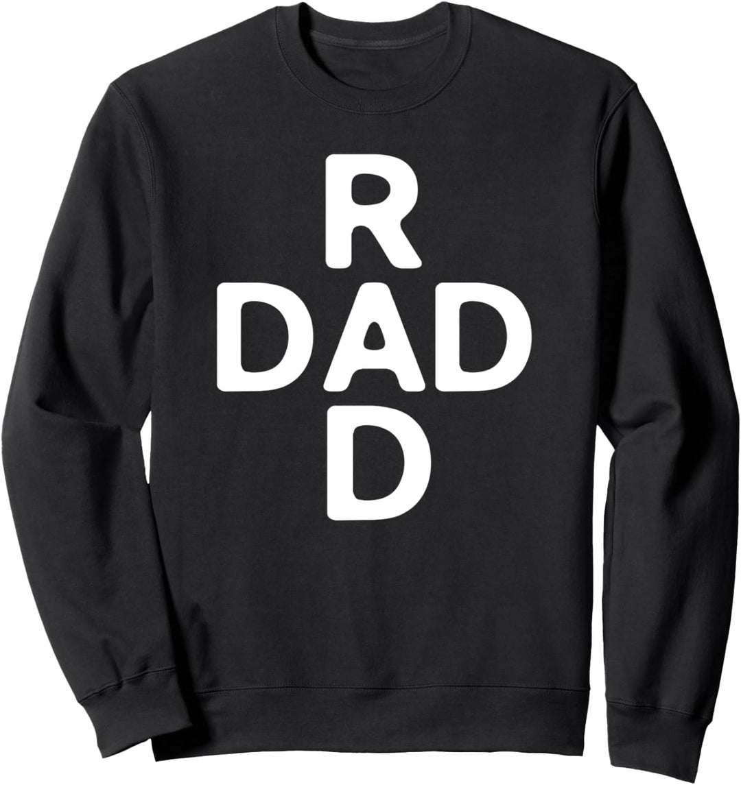 Best Rad Dad Fathers Day Gift Funny Quote Joke Humor Cool Sweatshirt