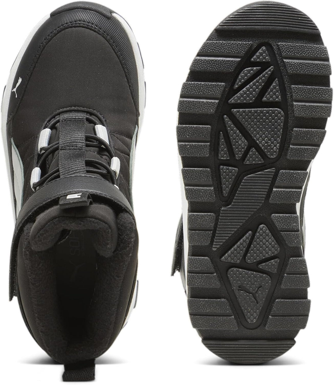 PUMA Unisex Kinder Evolve Puretex Ac+ps High Boot 35 EU Puma Black Ash Gray Puma White, 35 EU Puma B