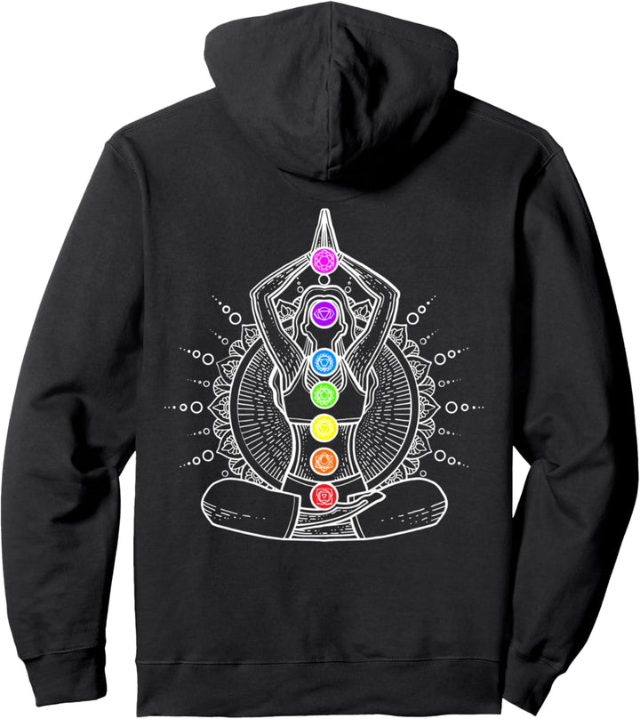 Zen Yoga Meditation Sieben Chakren Gesundheit Pullover Hoodie