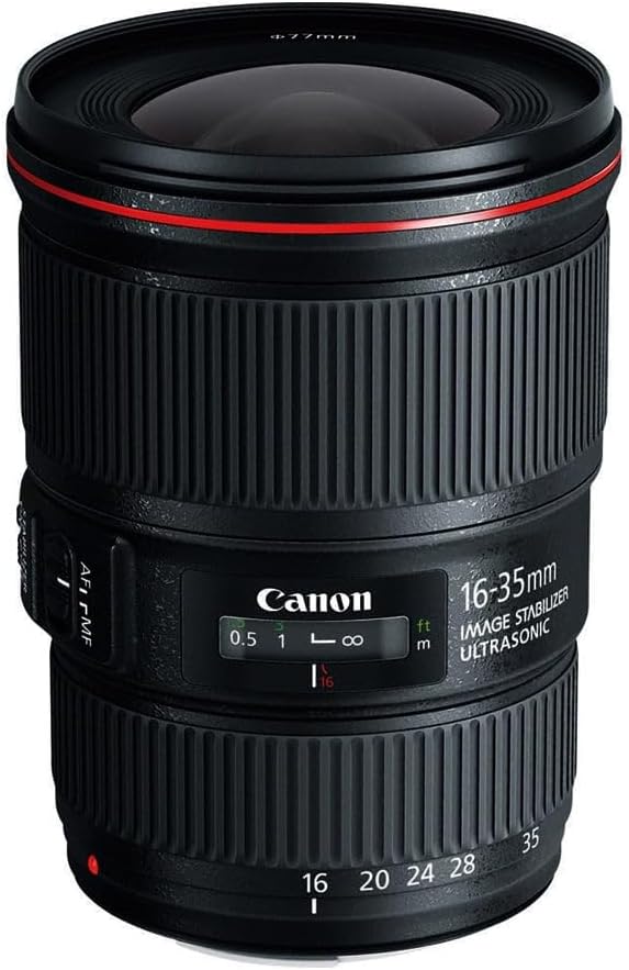 Canon EF 16-35mm F4L is USM EF Objektiv (77mm Filtergewinde) schwarz Single, Single