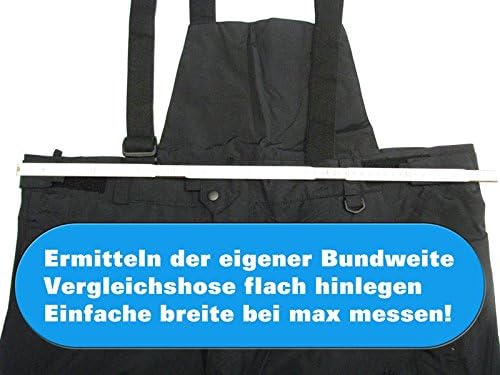 Skihose, Ski-Hose in Übergrösse, 3XL, 4XL, 5XL, 6XL, 7XL, 8XL, 10XL, 12XL, 14XL, Schwarz 10XL - 195-