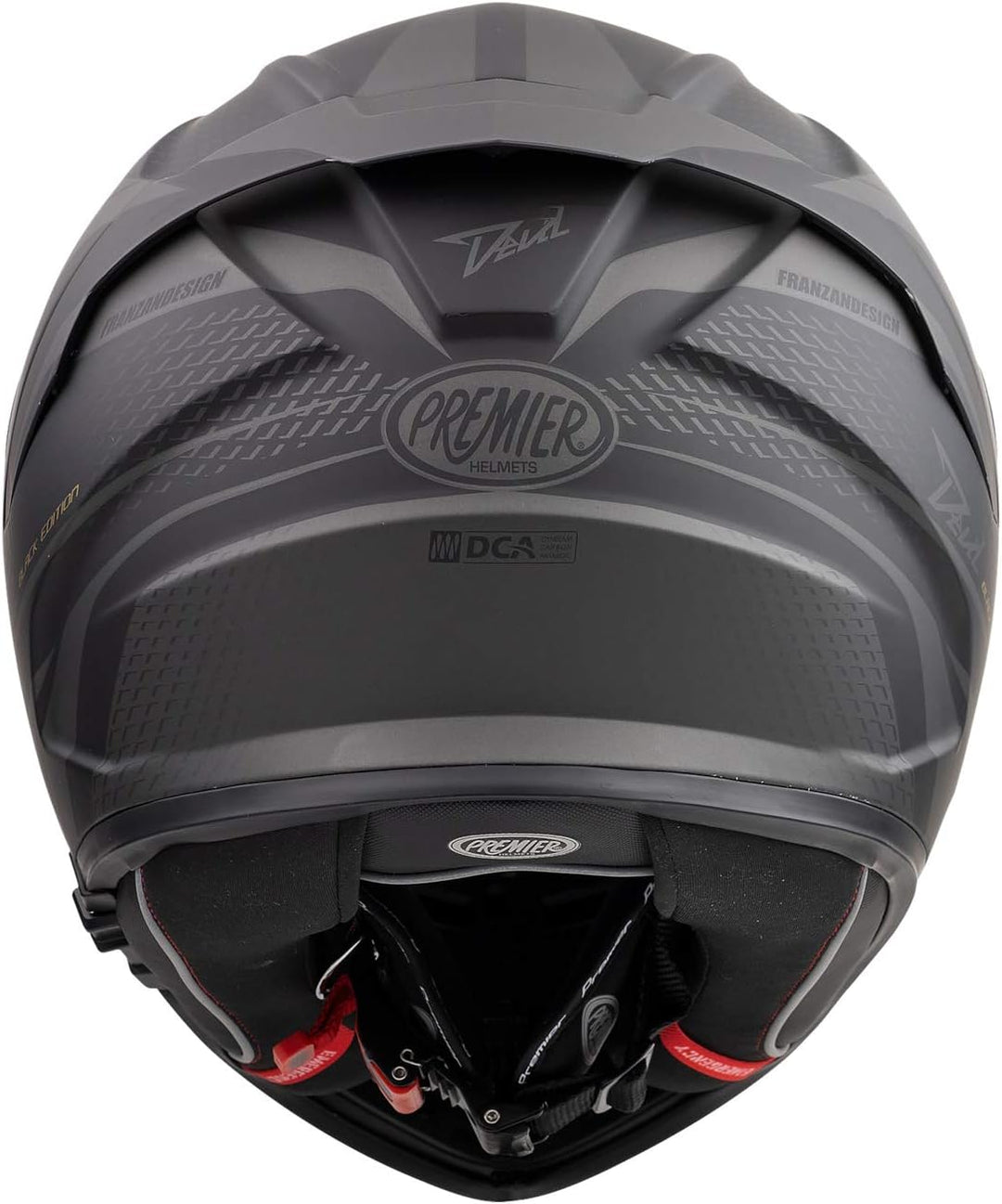 Premier HELM DEVIL PR 9 BE BM,SCHWARZ/GRAU,XS | Quick Release System - vereinfacht die Helmabnahme X