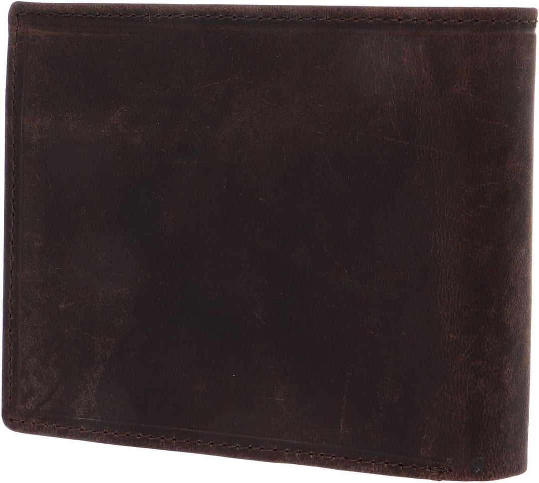 U.S. POLO ASSN. Tulsa Horizontal Wallet Coin with Flap Brown