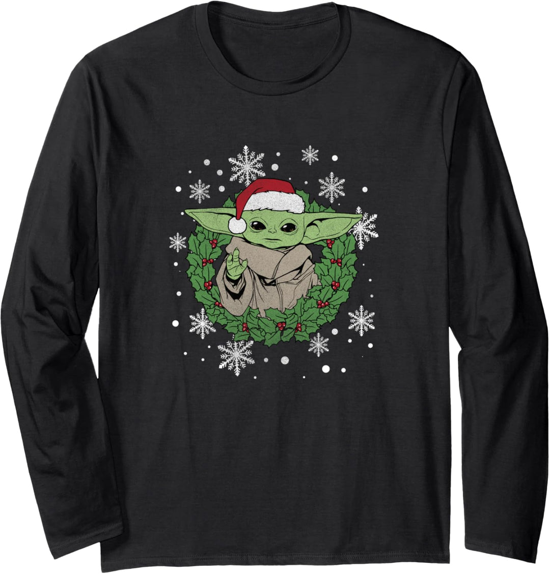 Star Wars The Mandalorian Galactic Holiday Child Langarmshirt