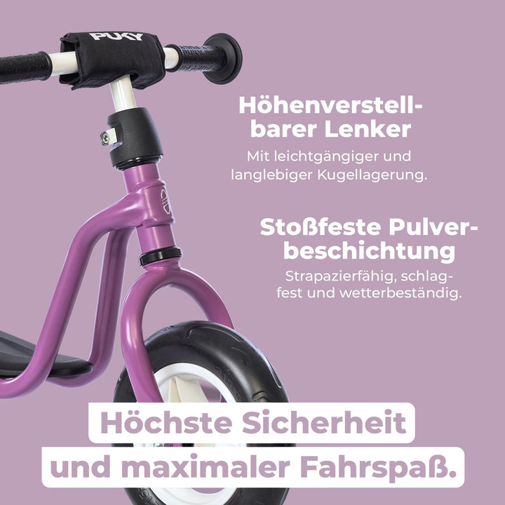 PUKY LR M | Laufrad ab 2 Jahre | sicheres, stylisches Laufrad | Lenker &amp; Sattel höhenverstellbar | m