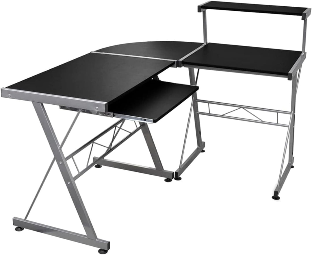 Gecheer Eck-Computertisch Eckschreibtisch L-f?rmige Schreibtisch Arbeitstisch Bürotisch PC-Tisch Arb