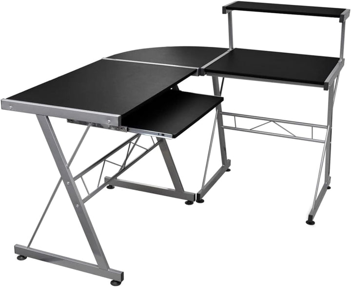Gecheer Eck-Computertisch Eckschreibtisch L-f?rmige Schreibtisch Arbeitstisch Bürotisch PC-Tisch Arb
