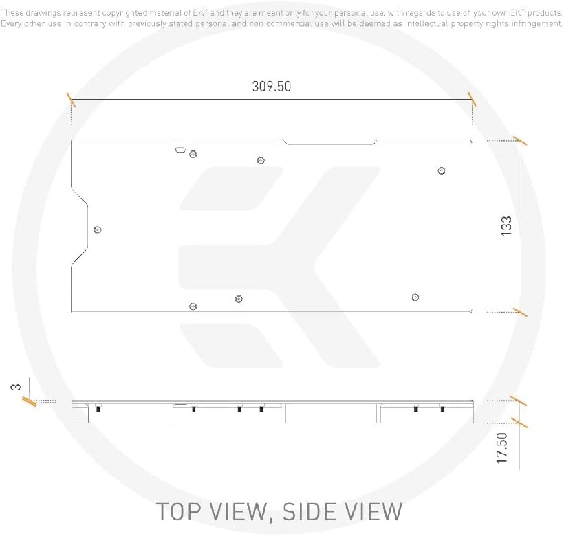 EK QuanVec² Trio RTX80/90 Backpl. sr | 3831109891179