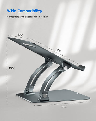 NULAXY Laptop Ständer, Einstellbar Notebook Ständer, Ausblendbar laptopständer Kompatibel für alle 1