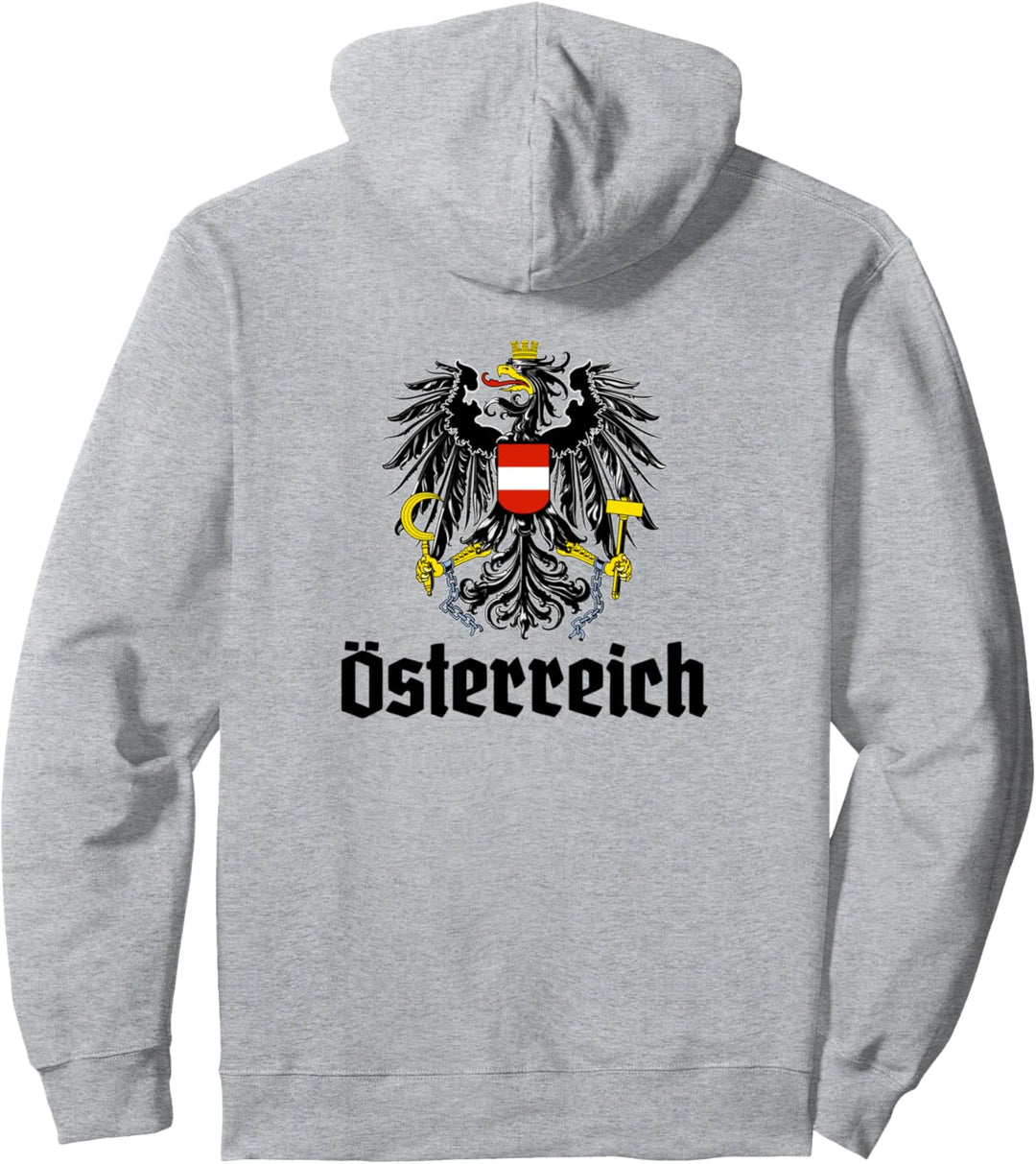 Österreich Influencer Rot Weiss Rot National Pullover Hoodie